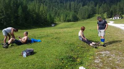 Planina pod Višarjami.