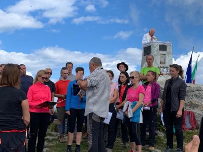 60° anniversario del restauro della cappella del Cristo Redentore sul Matajur